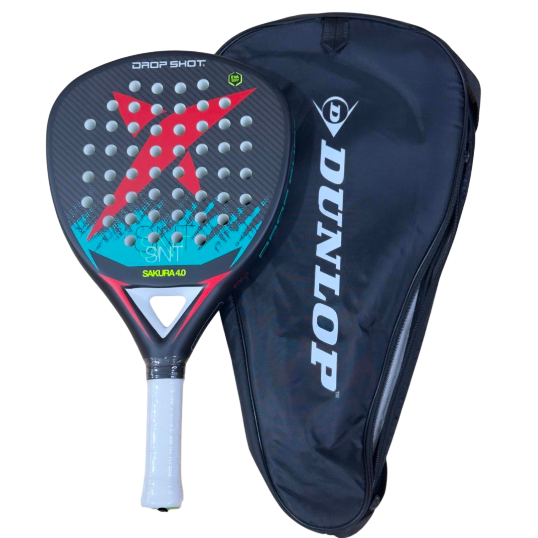 Drop Shot Sakura 4.0 Padel Racket with bag - Padelith