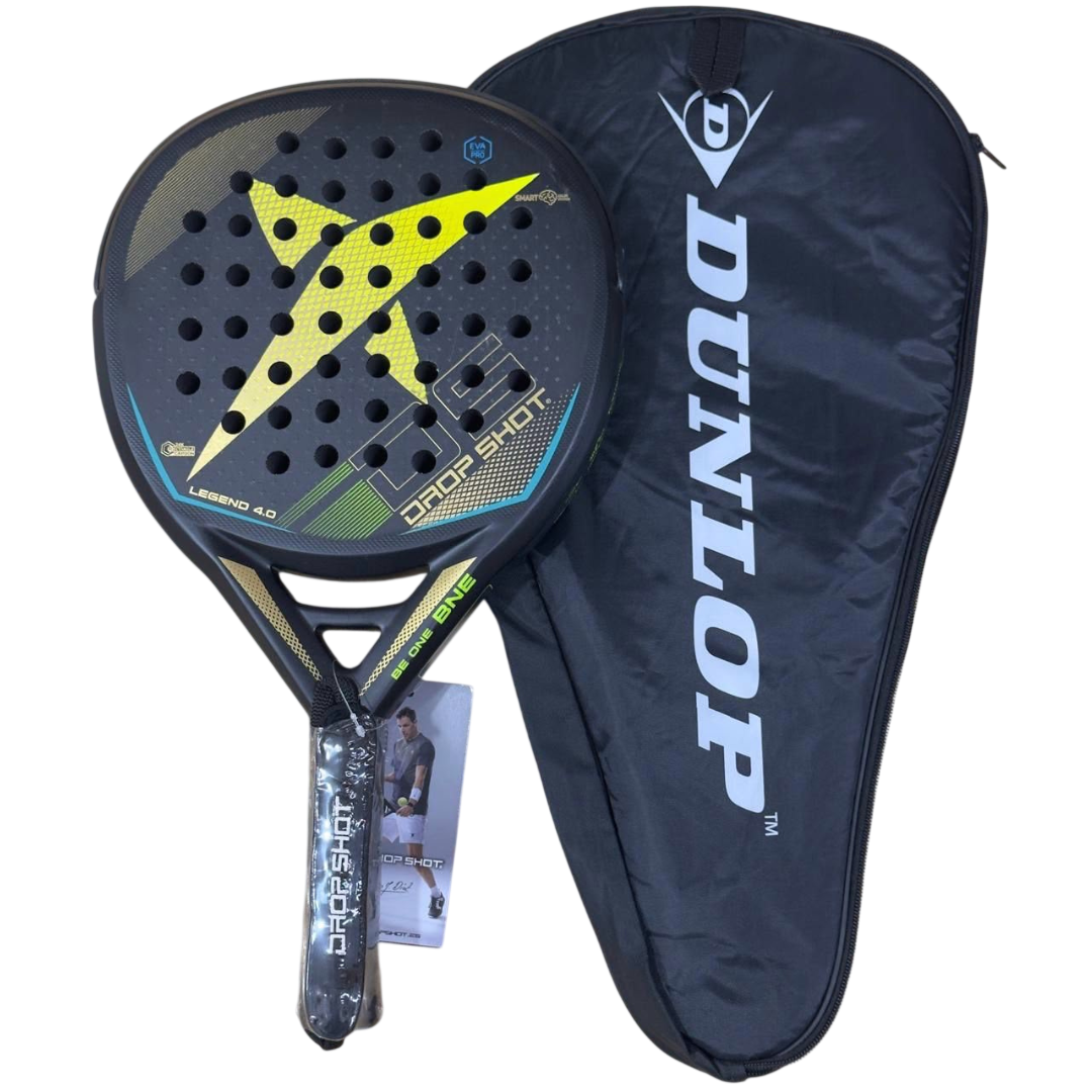 Drop Shot Legend 4.0 24K Padel Racket with bag - Padelith