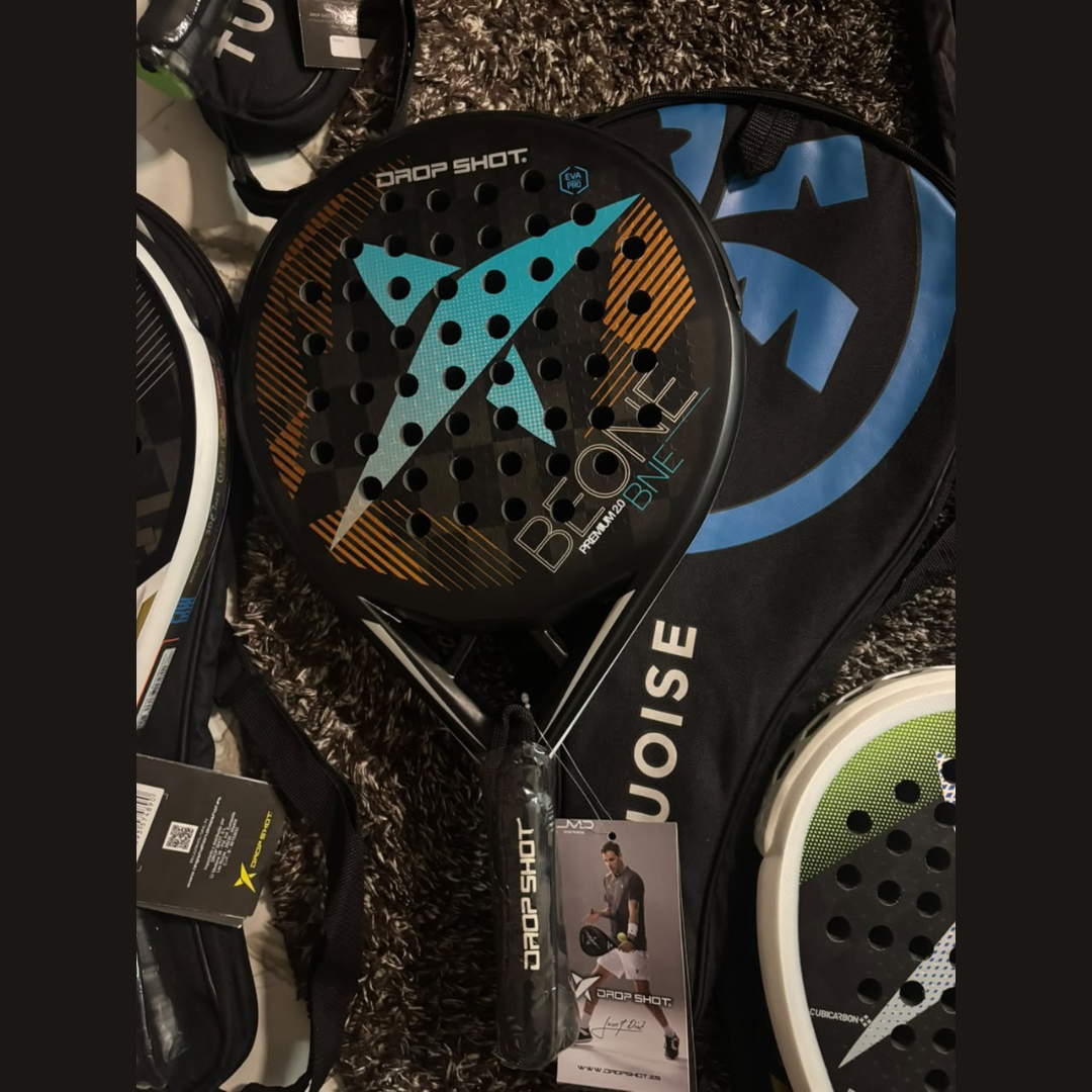 Drop Shot Premium 2.0 24K Padel Racket with bag - Padelith