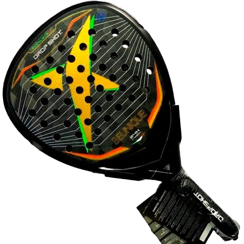 Drop Shot Excalibur 1.0 24K Padel Racket front view - Padelith