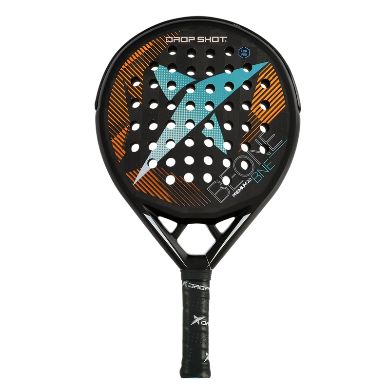 Drop Shot Premium 2.0 24K Padel Racket front view - Padelith