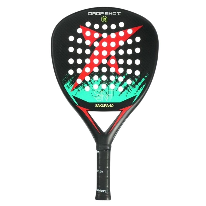 Drop Shot Sakura 4.0 Padel Racket front view - Padelith