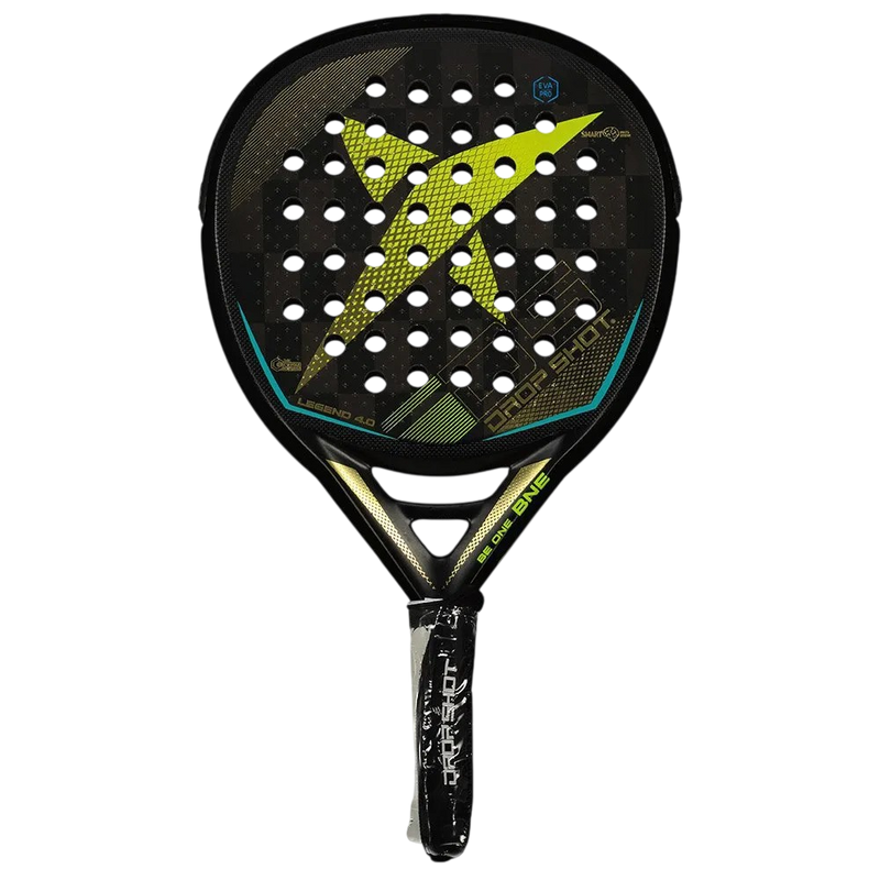 Drop Shot Legend 4.0 24K Padel Racket front view - Padelith