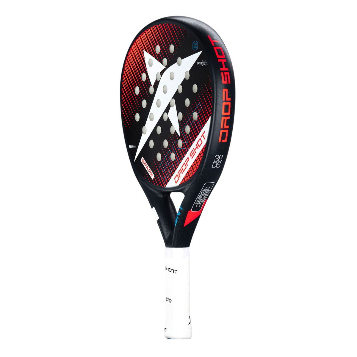 Drop Shot Spark Padel Racket side view - Padelith