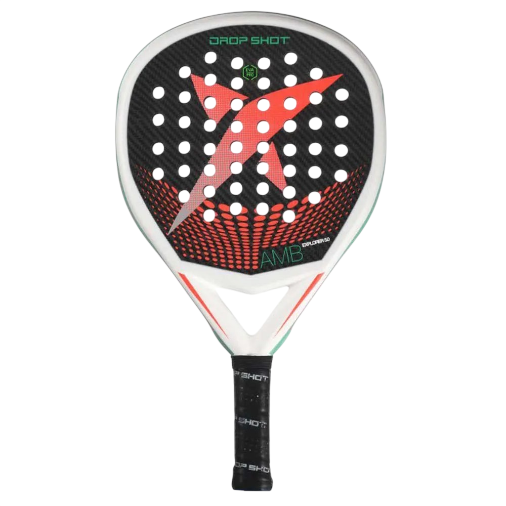 Drop Shot AMB Explorer 5.0 Padel Racket front view - Padelith